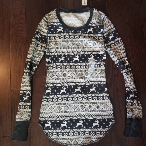 Long sleeve sleep wear sweatshirt - Picture 1 of 2